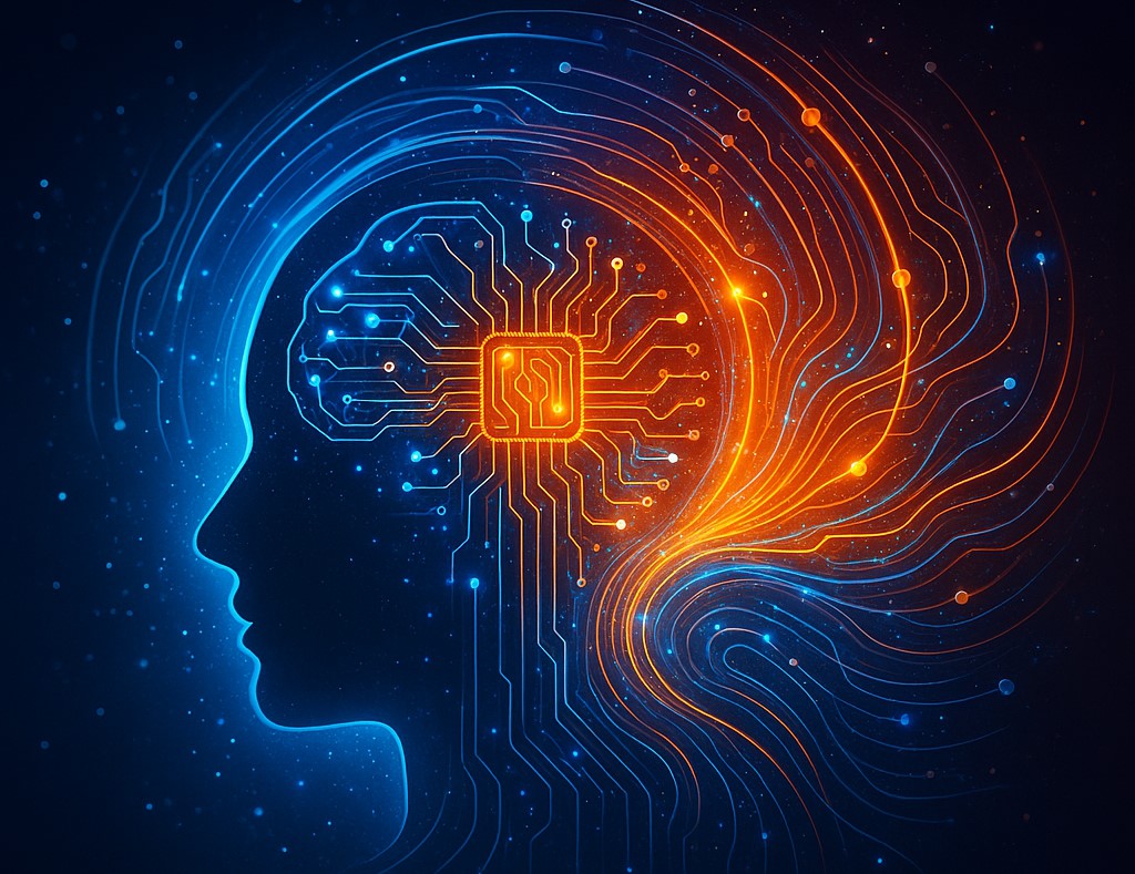 Imagen representativa de la Singularidad Tecnológica y la Computación Cuántica